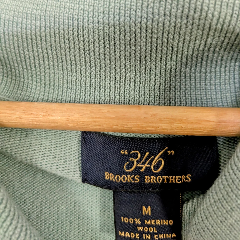 Brooks Brothers Light Green Cowl Neck Sweater - Picture 2 of 3